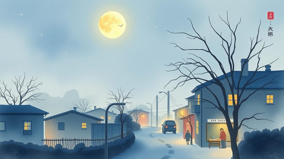 모자의 저녁: 밤하늘 아래, 반짝이는 이야기들