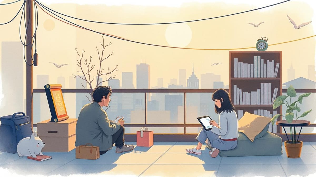 모자의 저녁: 기술의 춤과 일상의 리듬, 그 사이에서