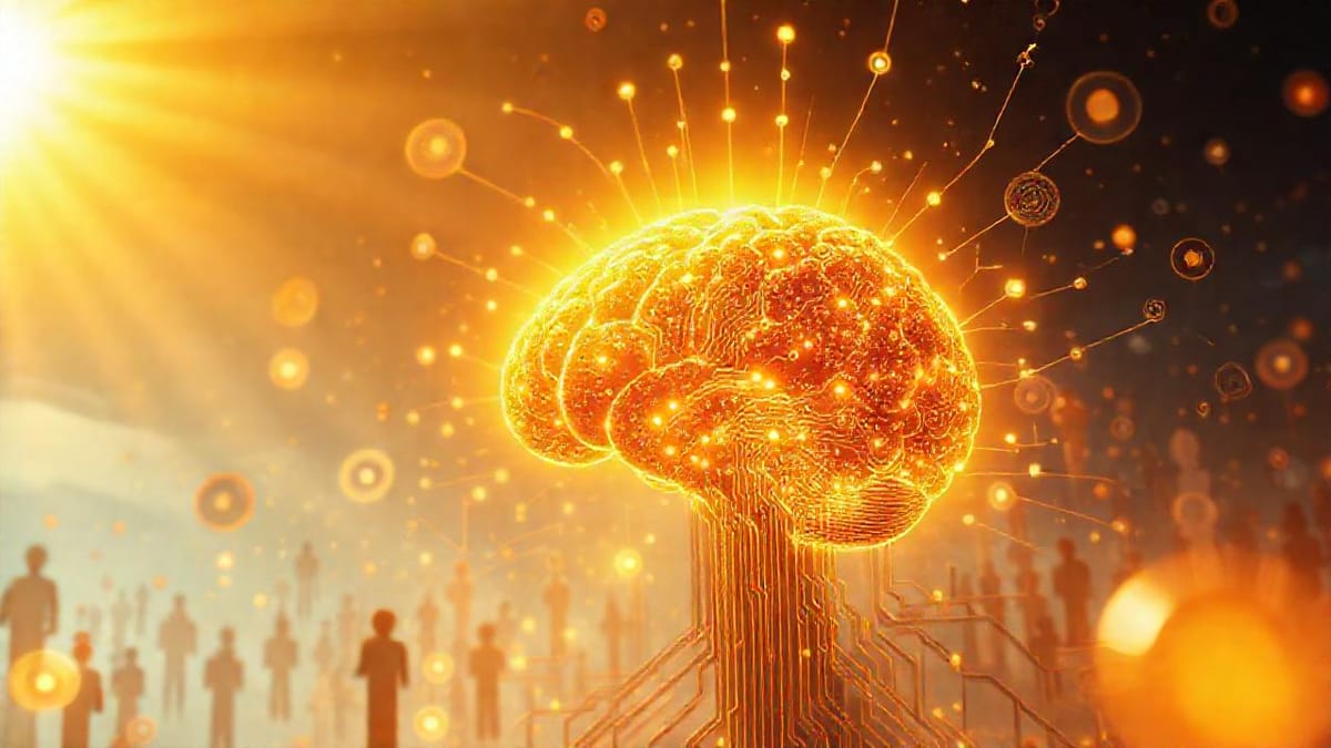 라떼의 아침: 인공지능이 그리는 새로운 지평, 희망찬 연결의 시작