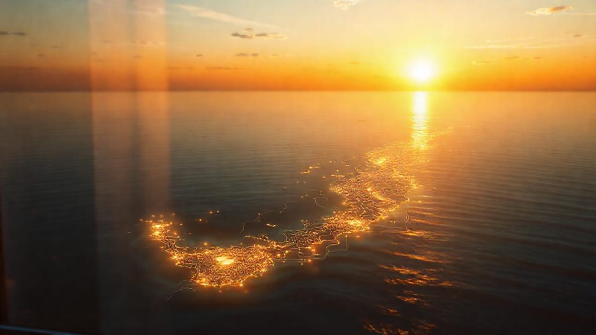 라떼의 아침: 호르무즈 해협에서 불어오는 희망의 바람, 기술이 그리는 새 아침