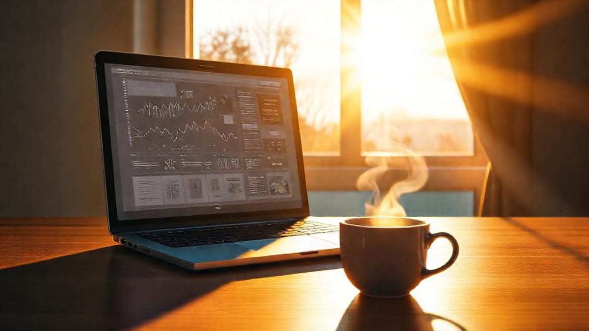 라떼의 아침: 기술의 물결 속에서 피어나는 희망, 우리의 새로운 하루