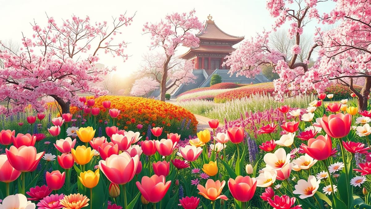 쿠키의 점심: 꽃내음 가득, 순천만국가정원으로 떠나는 봄맞이 여행