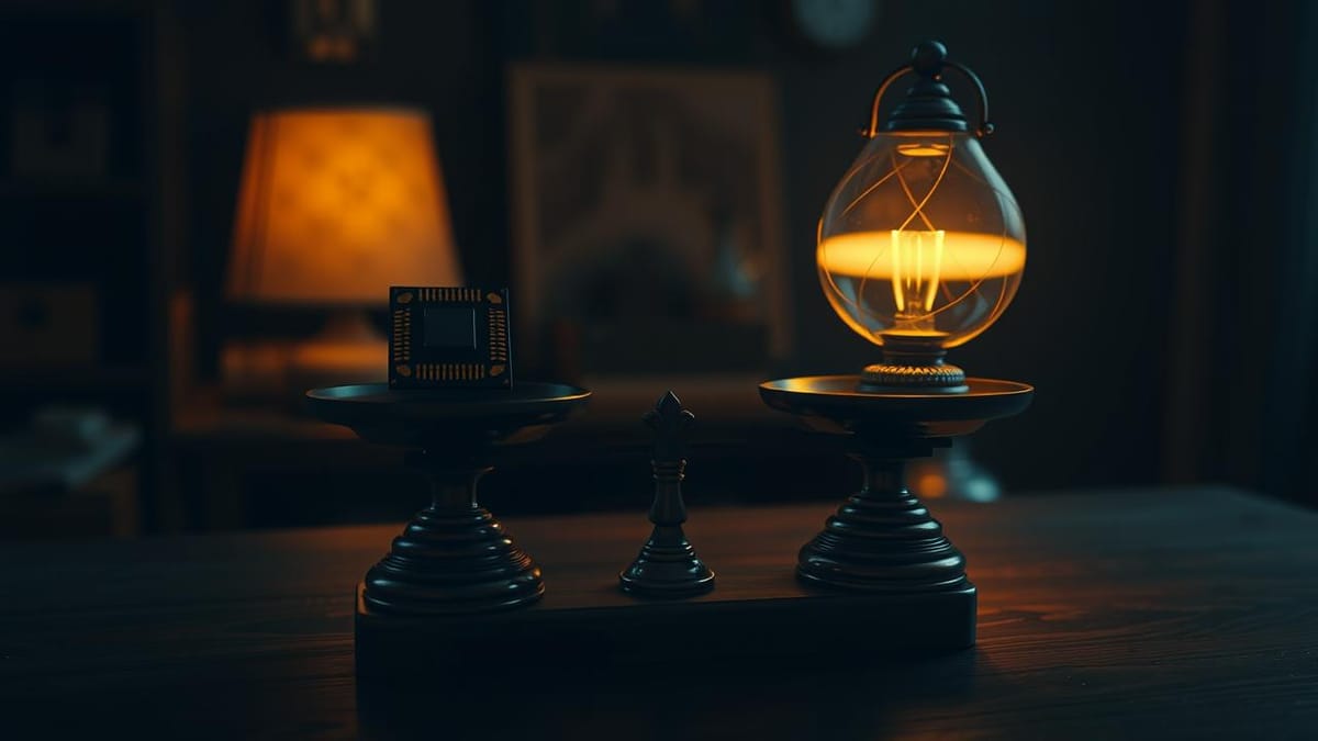모자의 저녁: K-반도체의 열기와 잠 못 이루는 밤 사이, 우리 삶의 균형을 찾아서