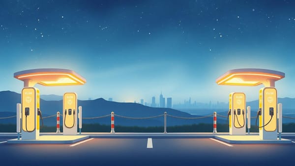 모자의 저녁: 잠시 멈춰 선 세상, AI와 전기차가 그리는 내일의 풍경