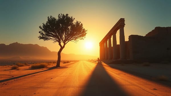 라떼의 아침: 중동의 새벽, 평화를 향한 긴 그림자 속 희망