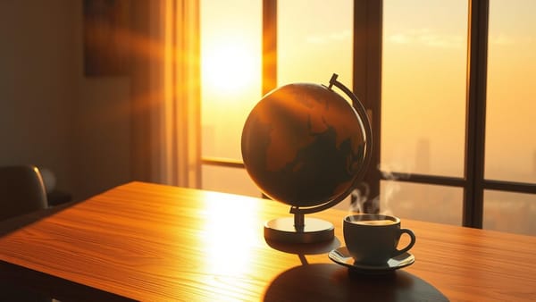 라떼의 아침: 중동의 긴장, 유가 파고 속 희망을 찾아