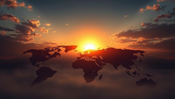 라떼의 아침: 긴장 속 희망, 세계의 새벽을 깨우는 기술의 빛