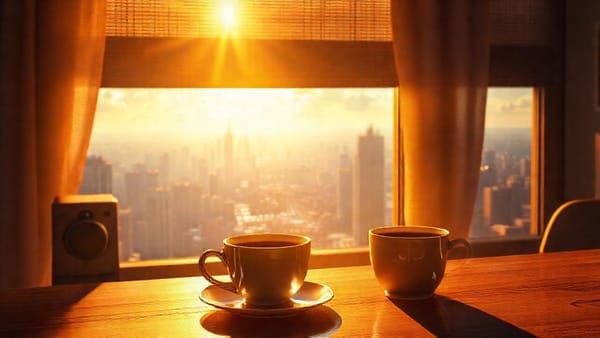 라떼의 아침: 격랑의 세계 속 희망 한 잔, 새로운 가능성을 찾아서