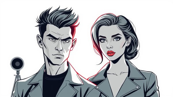 쿠키의 점심: 탑과 나나, 강렬한 비주얼 케미가 궁금해!