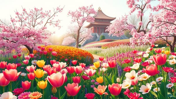 쿠키의 점심: 꽃내음 가득, 순천만국가정원으로 떠나는 봄맞이 여행