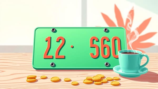 쿠키의 점심: 연두색 번호판이 불러온 점심시간의 '탈세' 논쟁