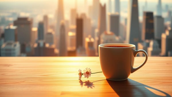 라떼의 아침: 복잡한 세상 속, 나의 작은 시작을 응원하며